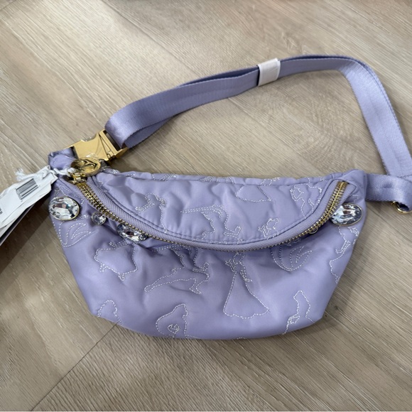 NWT Disney x Stoney Clover Lane Belt Bag Lavender Rhinestone Gems - Picture 1 of 2